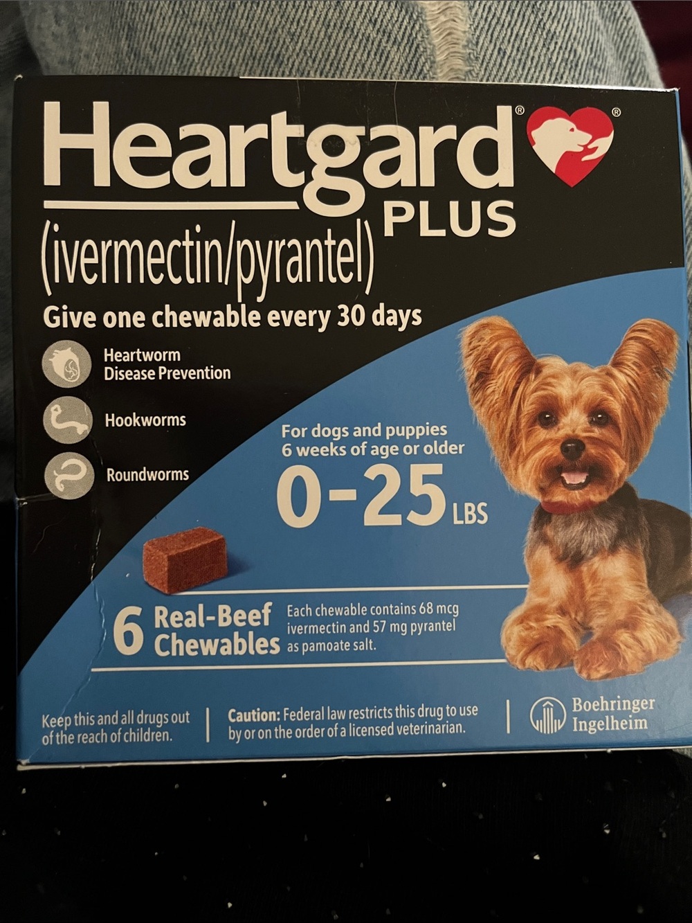 Plus Chewables for Dogs 0-25 lbs - Blue